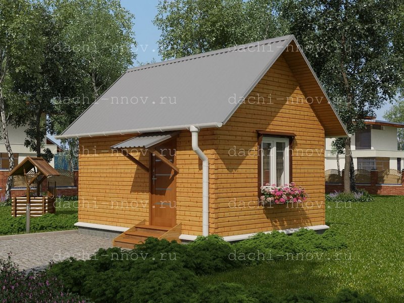 Крыша для бани 4х4