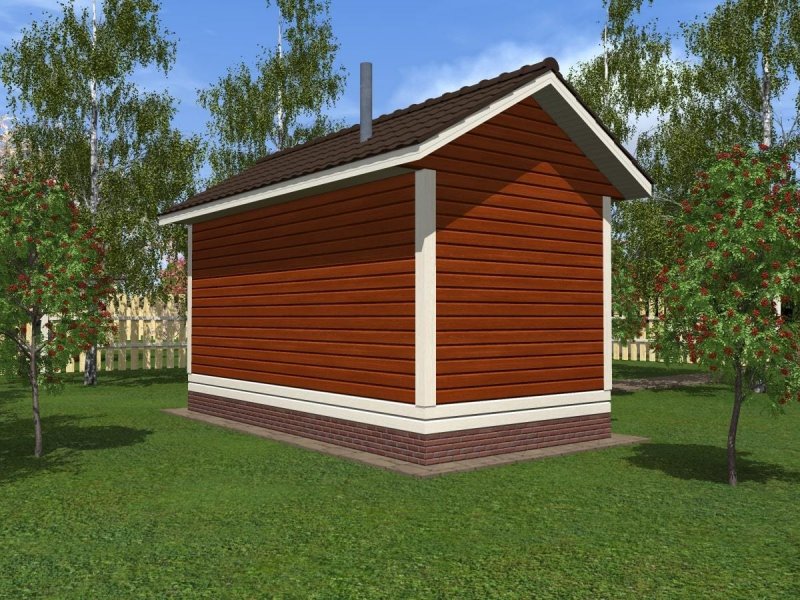 Каркасные бани 3х4 под ключ