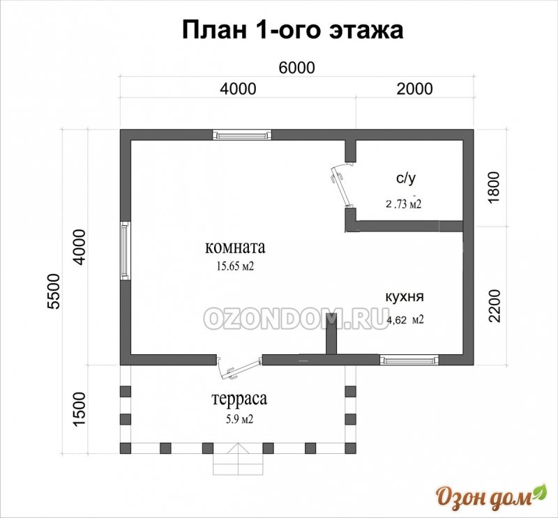 Баня 6 на 4 планировка