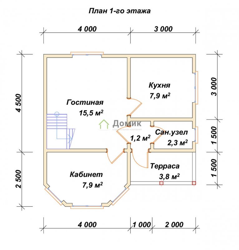 Баня 5,5х7,5