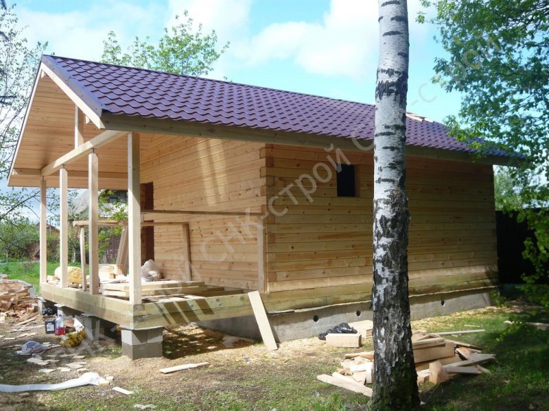 Баня 6*6 гнездом б -42