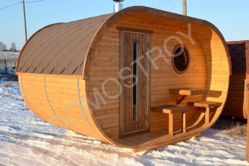 Баня бочка овальная 3х6