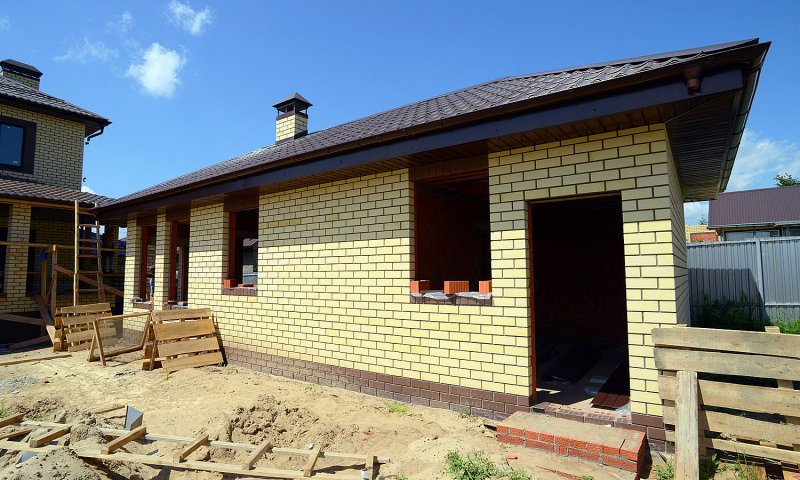 Кирпичная баня 6х6