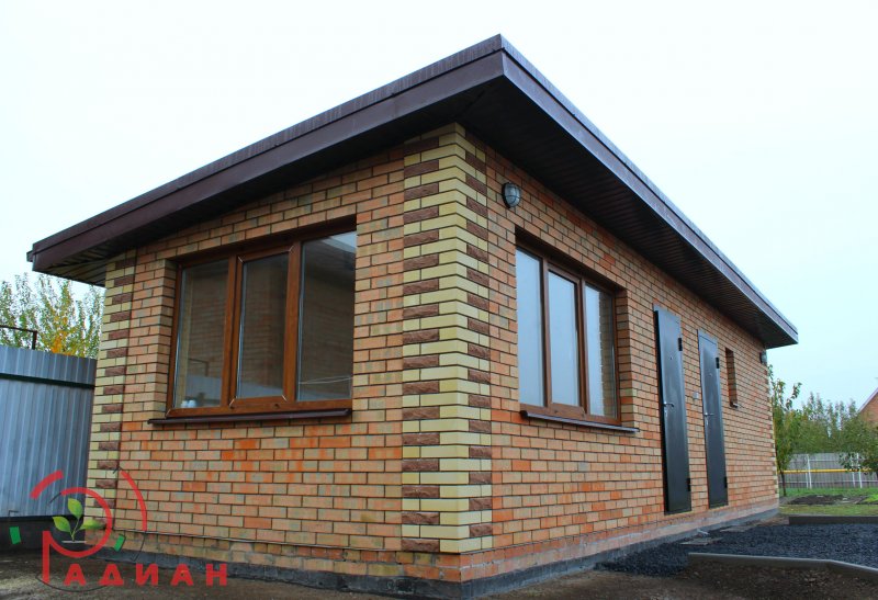 Кирпичная баня 6х6