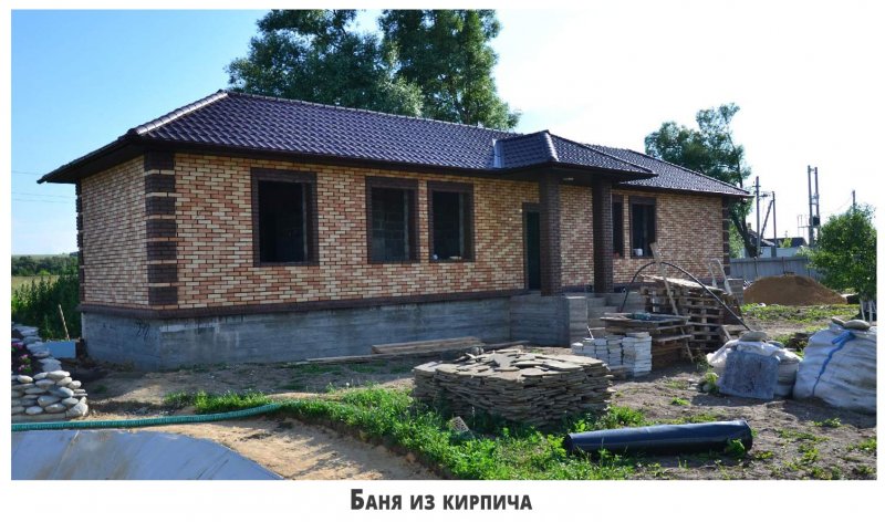 Кирпичная баня