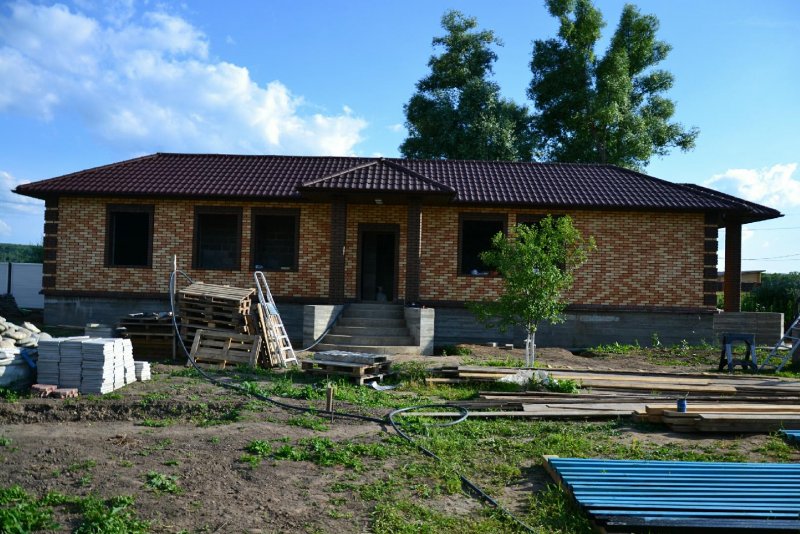 Баня из кирпича 5 на 5