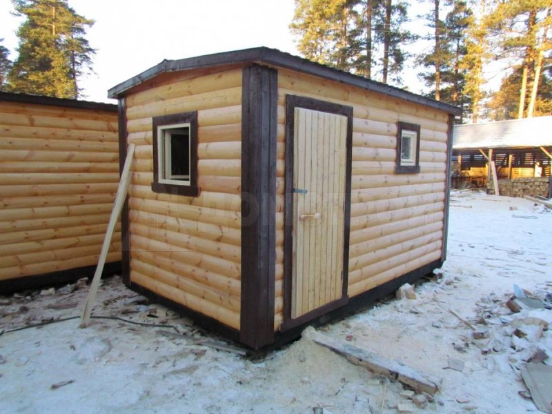 Мобильная баня из бруса