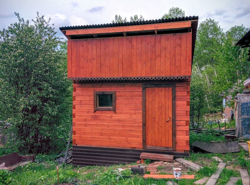 Небольшая баня для дачи