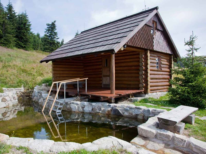 Русская баня на даче