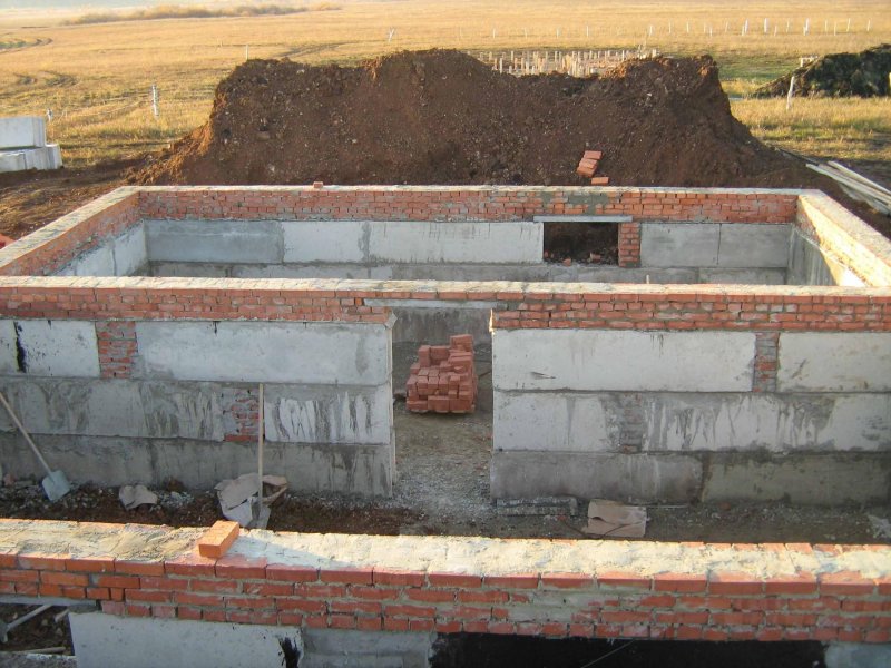 Блок для фундамента ФБС фундамент