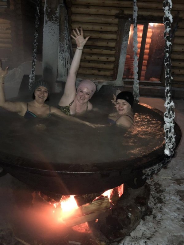 Баня с Чаном на улице