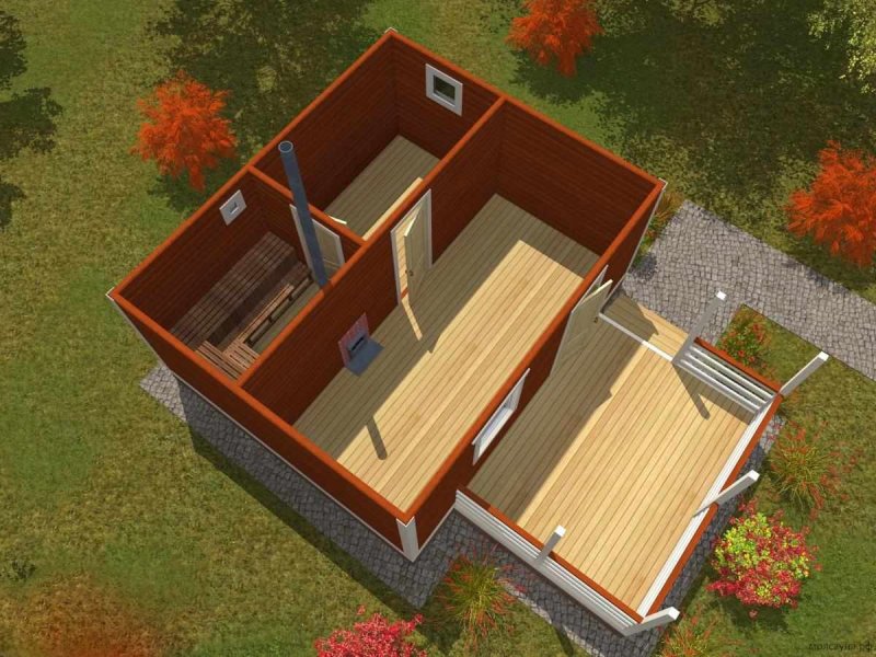 Баня 6x8