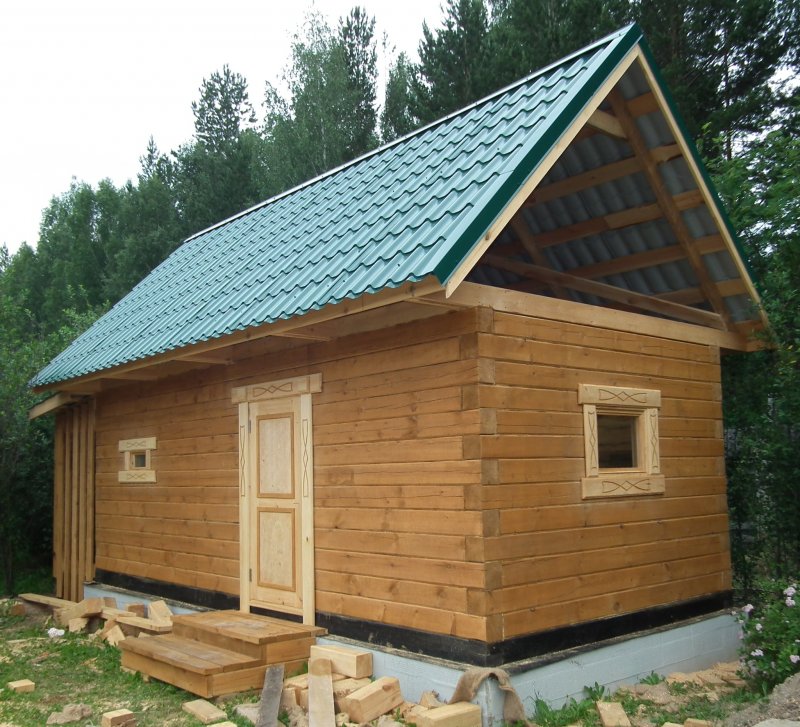 Баня из бруса 50х150