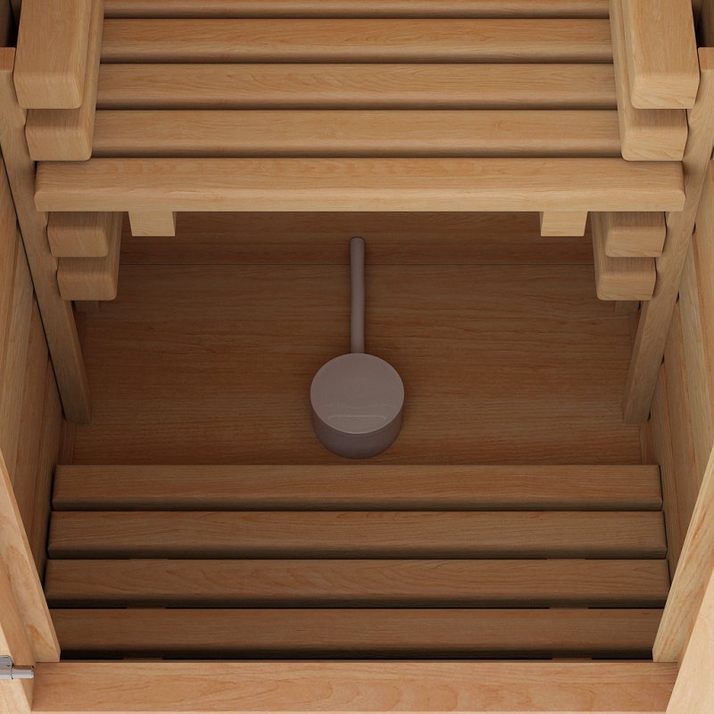 Кедровая бочка квадратная «Sauna by Siberia профессиональная»