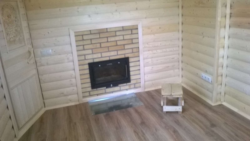 Внутренняя отделка бани из пеноблока