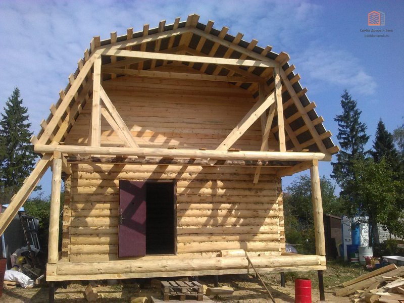 Холодная крыша в бане