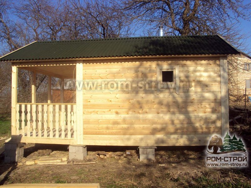Фундамент для бани из бруса 4х5