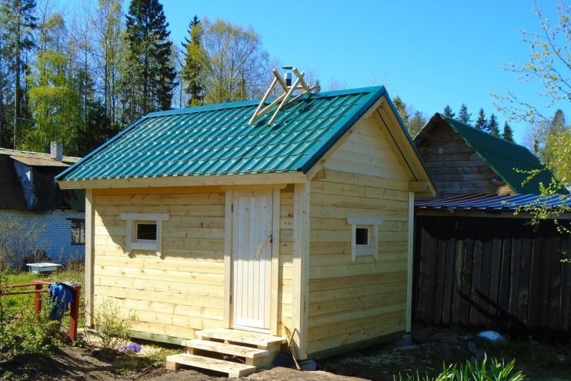 Постройка бани