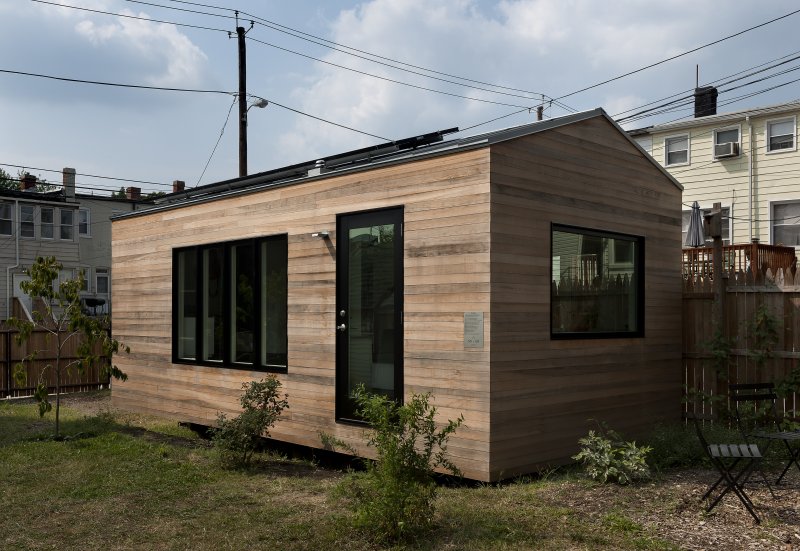 Tiny House с односкатной крышей