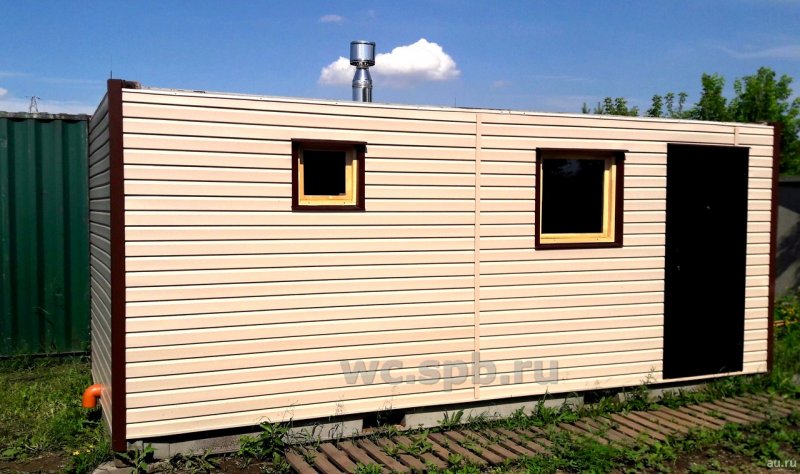 Сауна из контейнера 20 футов