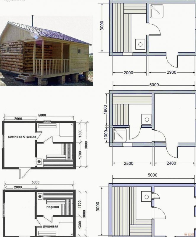 Проект бани 5 на 5 (108 фото)