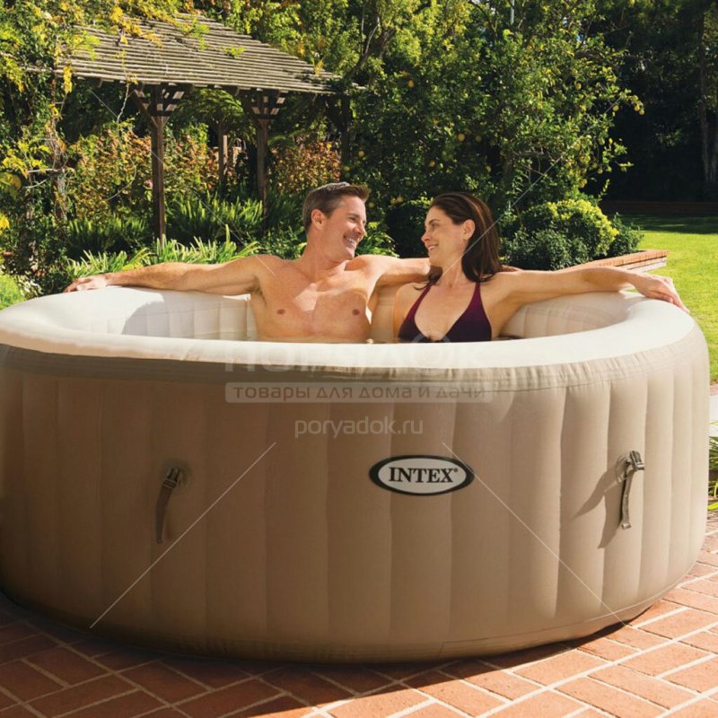 Бассейн-джакузи надувной Intex PURESPA Bubble Therapy 28426