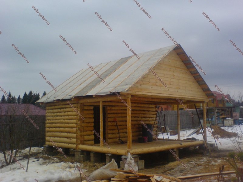 Баня сруб 2.5х3с выносом