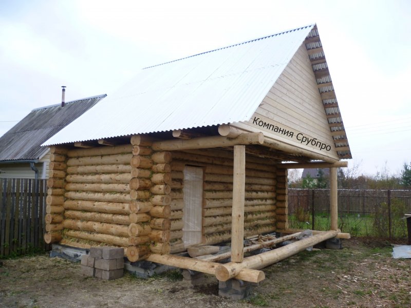 Сруб бани 5х6