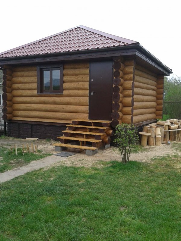 Срубы бань из бревна