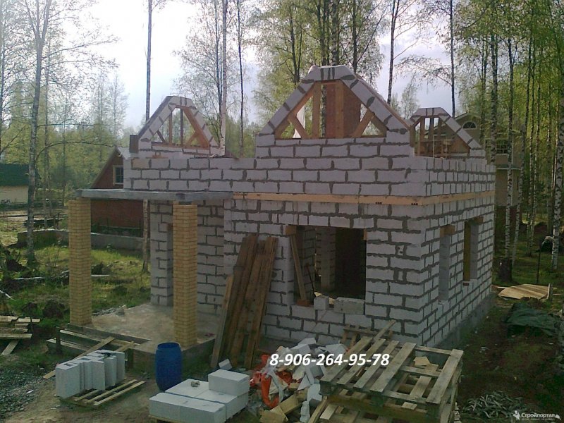 Проект купольной бани из пеноблока