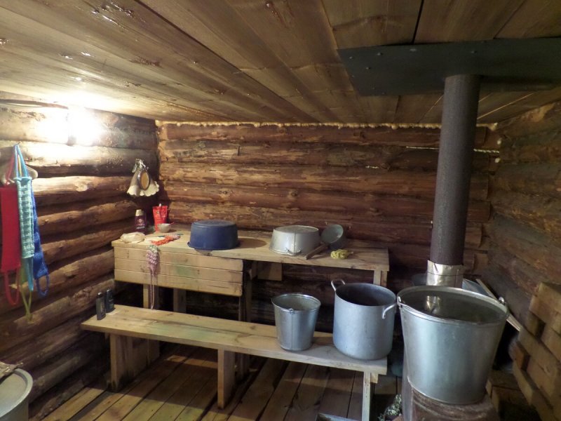 Баня русская деревенская