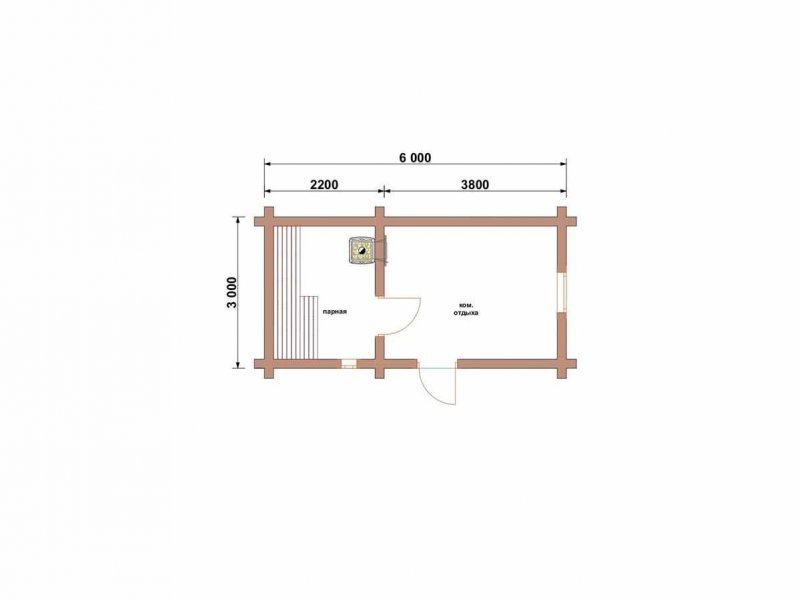 Проект бани 3х3 (39 фото)