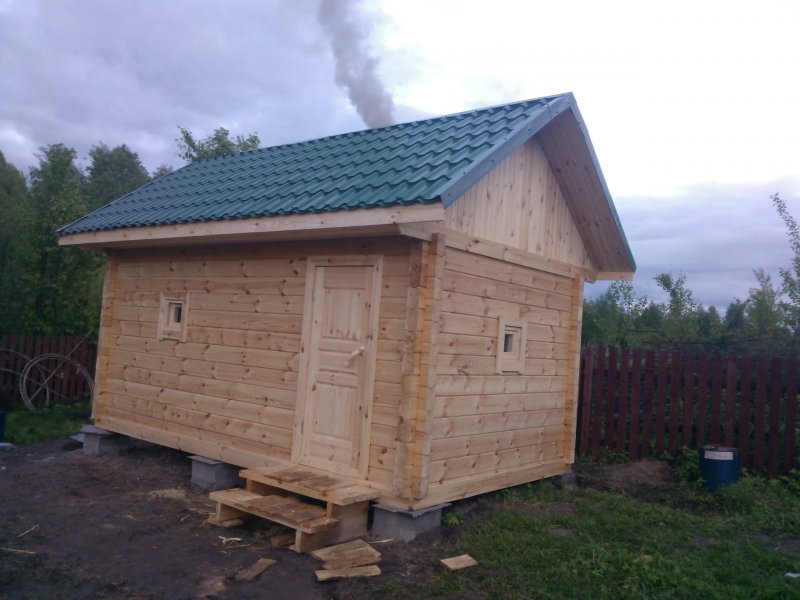 Баня 3 на 3 из бруса