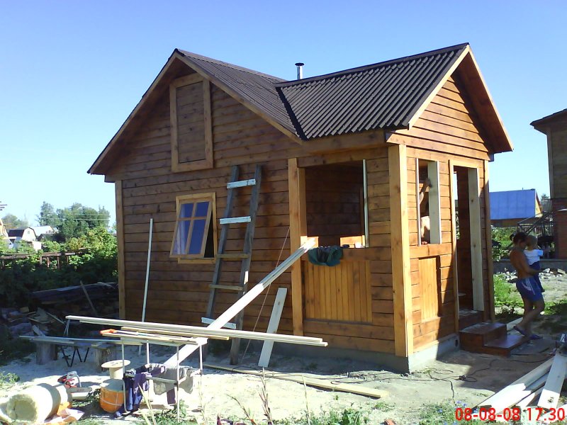 Крыльцо для бани