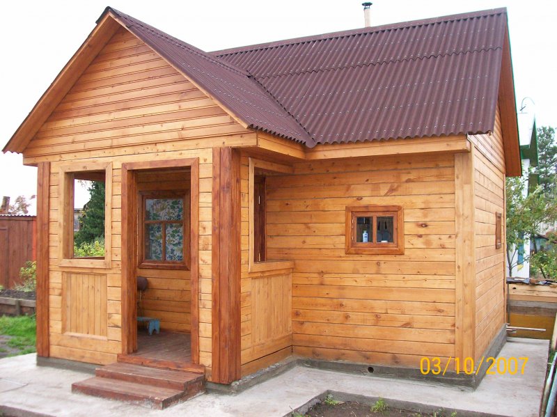 Баня под ключ из бруса 150х150 6х4