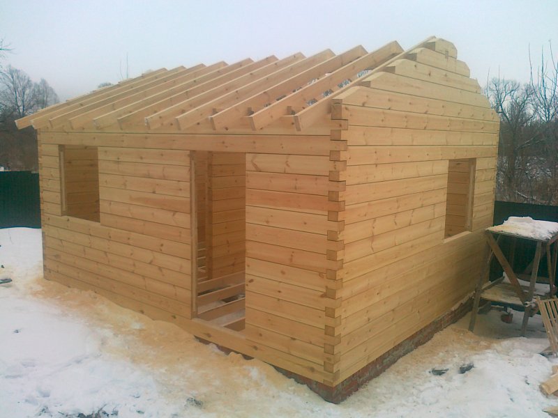 Баня из бруса 50х150