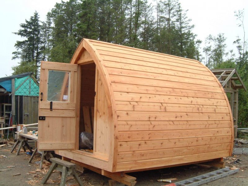 Мини баня для дачи
