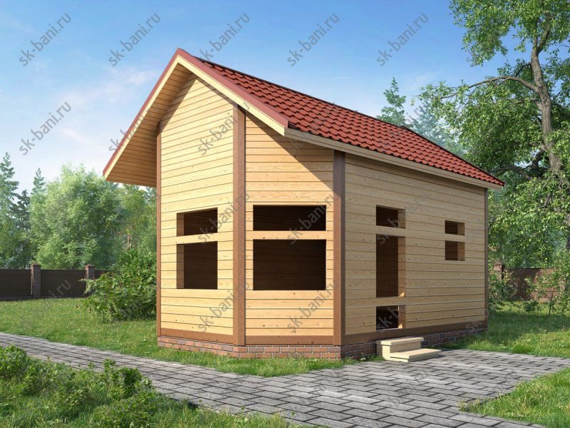 Бани из бруса под ключ Оханск
