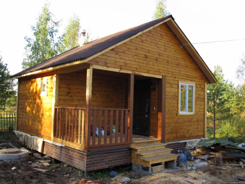 Каркасная баня 6х6 баня