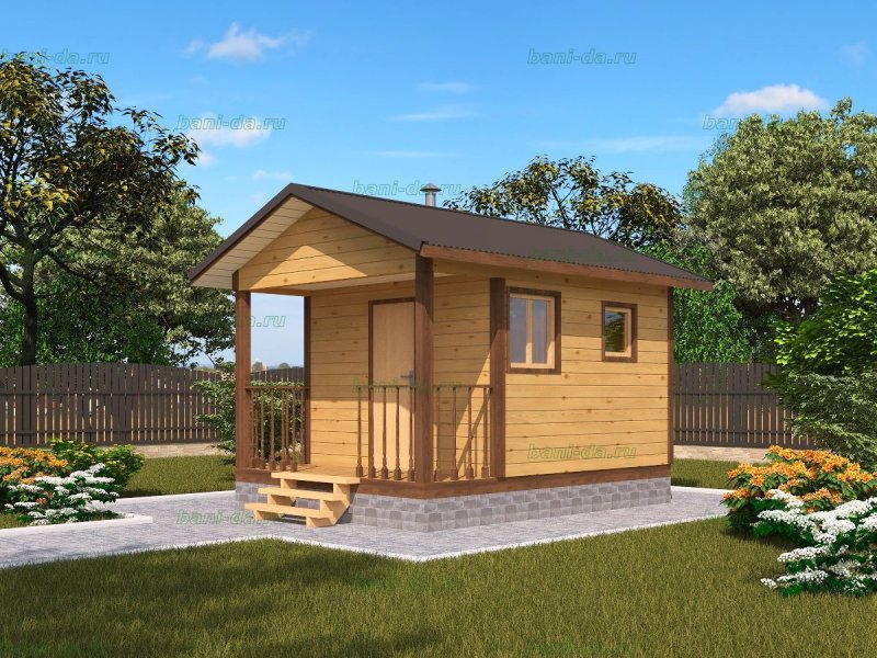 Каркасные бани 3х4 под ключ