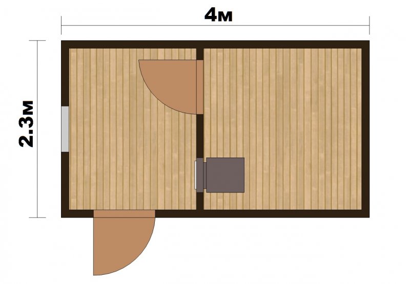 Баня 4х2.5