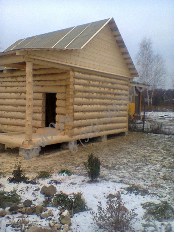 Баня 3х4 сруб печь