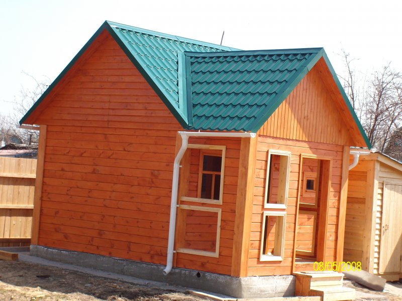 Баня 4х5 с крыльцом брус 150х150