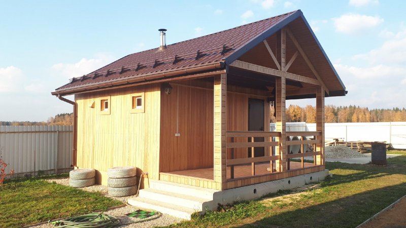 Баня каркасник