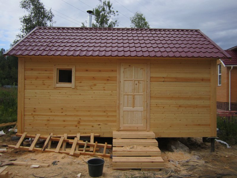 Баня из бруса 150х150 6х4