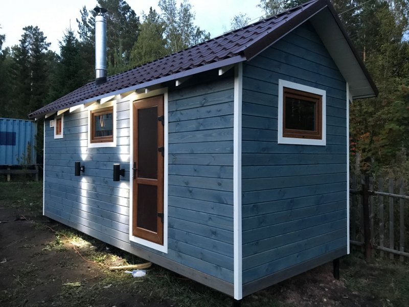 Маленькие каркасные бани
