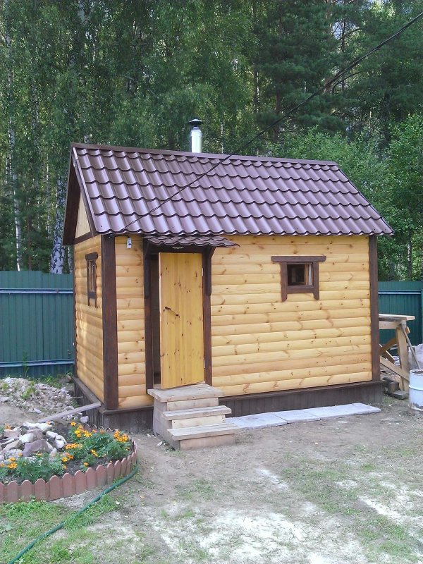 Баня 2.5 на 2м каркасный