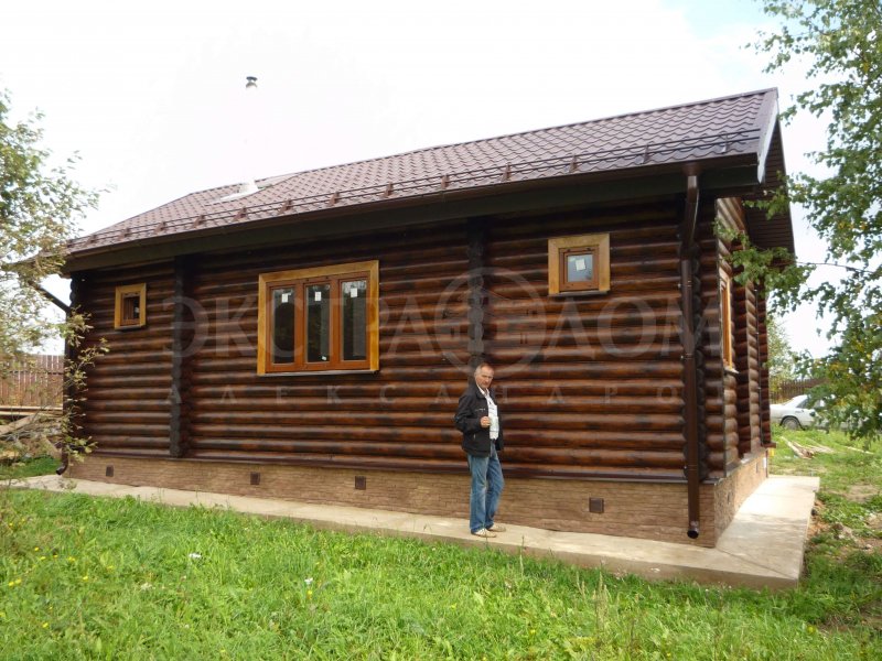Баня снаружи