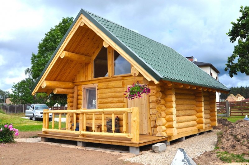 Дом баня 6*9 сруб с мансардой