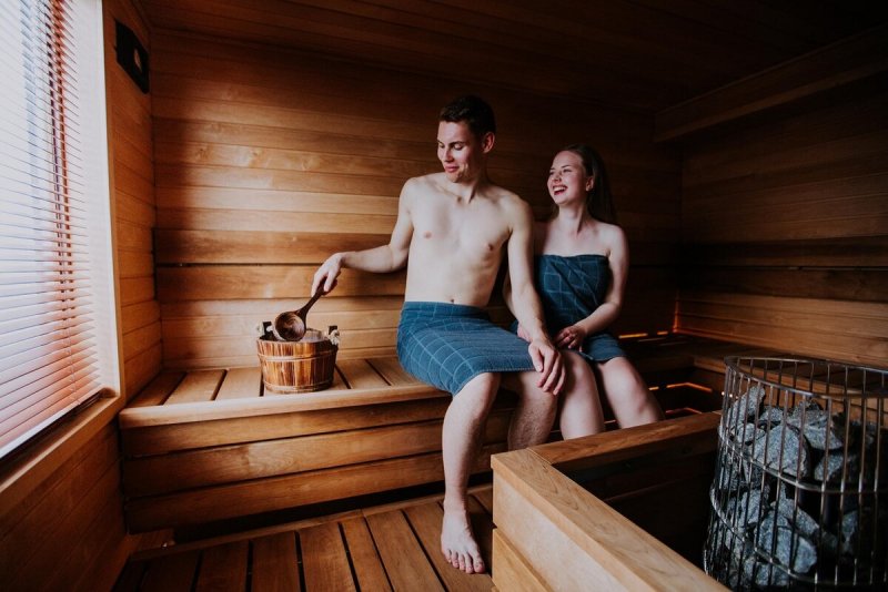 Общая баня в Финляндии